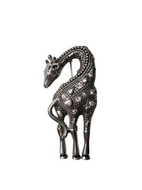 5/$25 😻 Premier Designs Silver Giraffe Brooch